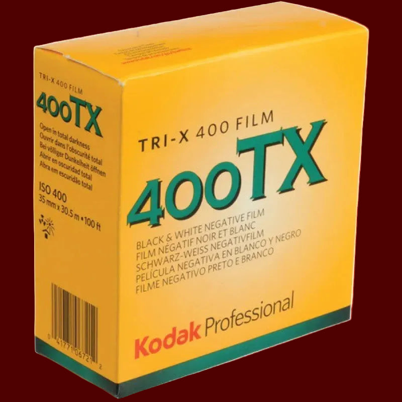 Kodak Tri-X 400 B&W Negative Film (35mm Roll Film, 100' Roll)