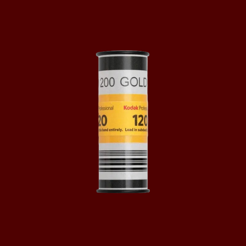 Kodak Gold 200 Color Negative Film (120 Roll Film, 5-Pack)