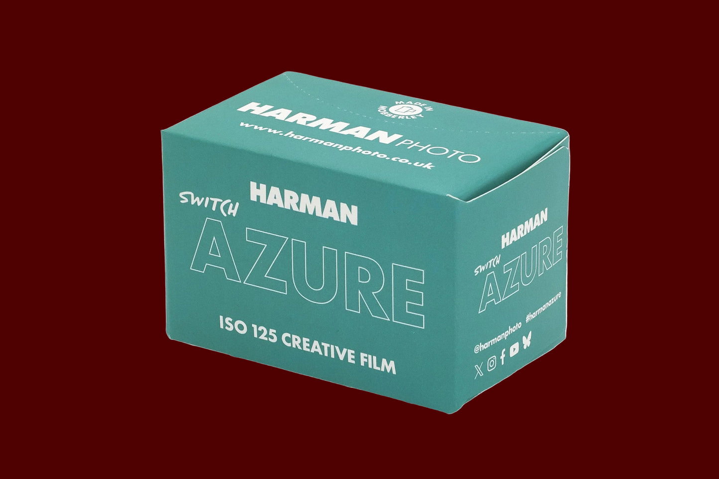 Harman Switch Azure 125 Colour Negative Film (35mm Roll Film, 36 Exposures)