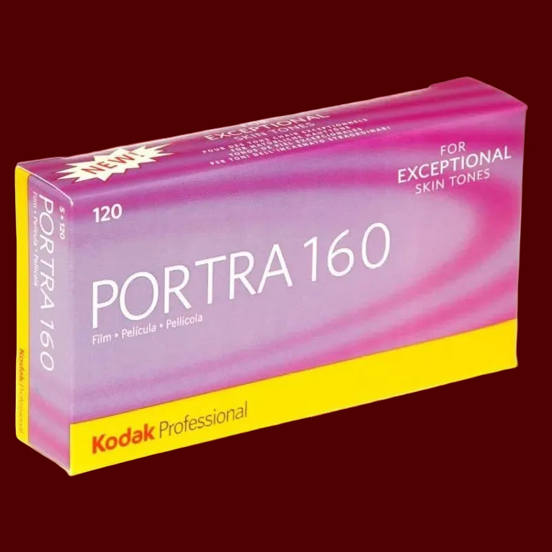 Kodak Portra 160 Color Negative Film (120 Roll Film, 5-Pack)