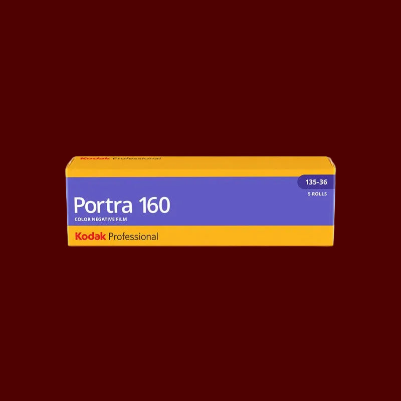 Kodak Portra 160 Color Negative Film (35mm Roll Film, 36 Exposures, 5-Pack)