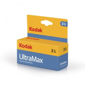 Kodak UltraMax 400 Color Negative Film (35mm Roll Film, 24 Exps, 3-Pack)