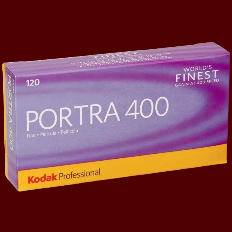 Kodak Portra 400 Color Negative Film (120 Roll Film, 5-Pack)