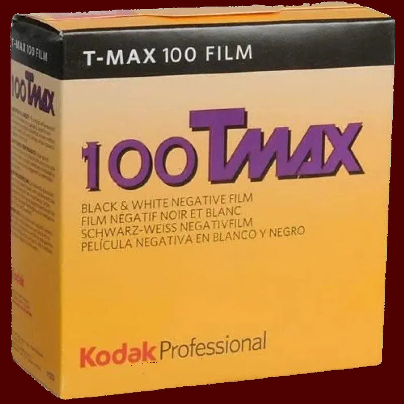 Kodak T-Max 100 B&W Negative Film (35mm Roll Film, 100' Roll)