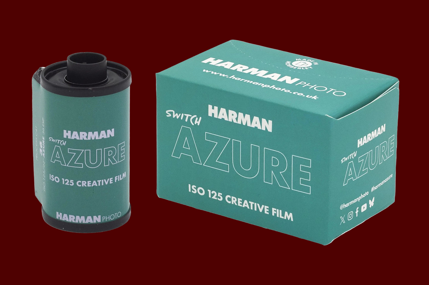 Harman Switch Azure 125 Colour Negative Film (35mm Roll Film, 36 Exposures)