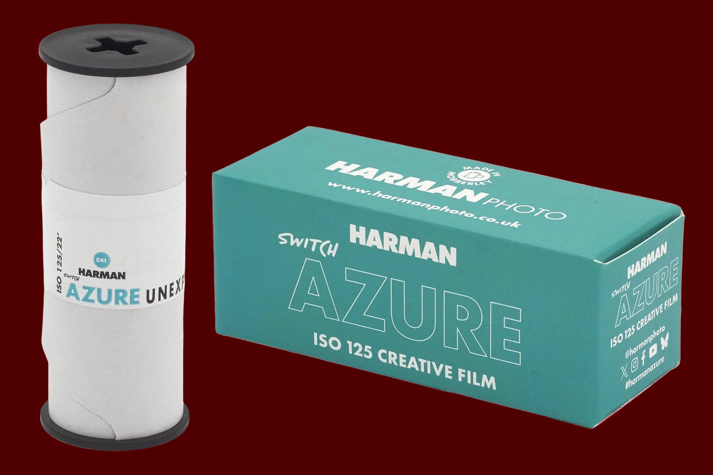 Harman Swith Azure 125 Colour Negative Film (120 Roll Film)