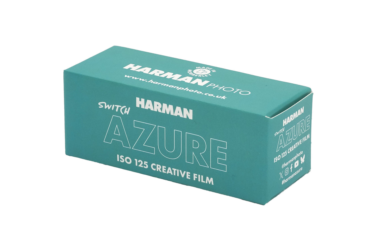 Harman Swith Azure 125 Colour Negative Film (120 Roll Film)