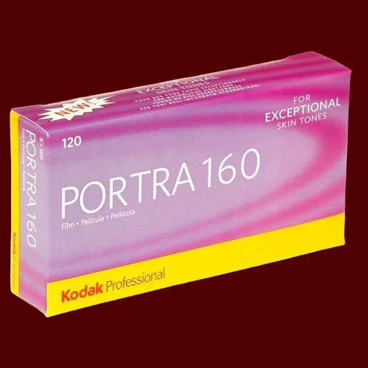 Kodak Portra 160 Color Negative Film (120 Roll Film, 5-Pack)
