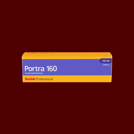 Kodak Portra 160 Color Negative Film (35mm Roll Film, 36 Exposures, 5-Pack)