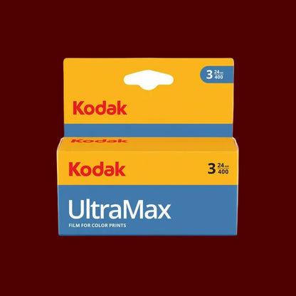 Kodak UltraMax 400 Color Negative Film (35mm Roll Film, 24 Exps, 3-Pack)