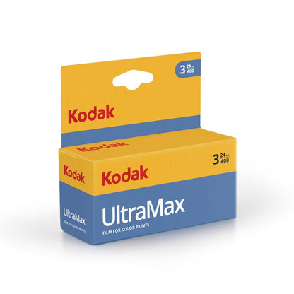 Kodak UltraMax 400 Color Negative Film (35mm Roll Film, 24 Exps, 3-Pack)