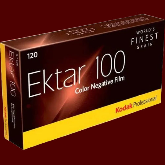 Kodak Ektar 100 Color Negative Film (120 Roll Film, 5-Pack)