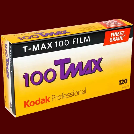 Kodak T-Max 100 B&W Negative Film (120 Roll Film, 5-Pack)
